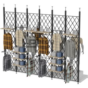 Resim Astral Vitrin Arkası Seperatör - 245cm / 250cm / siyah 