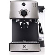 Resim Electrolux 1250 W 1.25 Lt Americano, Cappuccino, Süt Köpürtücülü Otomatik Kapanabilen Espresso Makinesi, Inox 