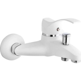 Resim Gms Akdeniz Beyaz Krom Banyo Duş Bataryası AKD403-K 
