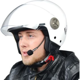 Resim Motoanl Motosiklet Intercom Cep Telefonların Pratik Bağlantı Unıversal USB Şarjlı Motor Intercom 