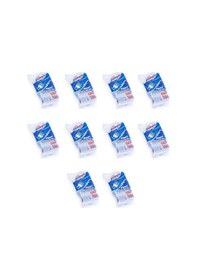 Resim Poppy Plastik Lüks Çatal - 18 Cm. - Şeffaf - 50 Adetlik 10 Paket Şeffaf 