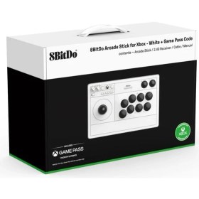 Resim 8bitdo Arcade Stick Kablosuz Xbox Series, Xbox One Series ve Pc Uyumlu Beyaz 