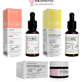 Resim Skin401 retinol sandvic metodu bakım rutini 
