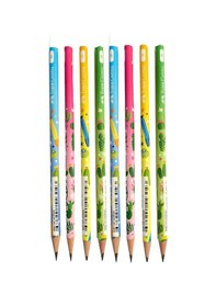 Resim Kaktüs Yuvarlak Kurşun Kalem 8 Adet 1 Paket Faber Kurşun Kalem 2b Siyah Kurşun Kalem Kaktüs Desenli 2b Kalem 