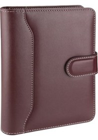 Resim Organizer Ajanda Tarihsiz Kareli 17x22 CM - Bordo 