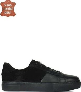 Erkan Kaban 385004 025 Siyah Matt - Siyah Nubuk Erkek Büyük Numar Siyah