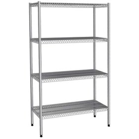 Resim Tel Raf-4 Katlı-Inox 201-107X36X180 Cm 
