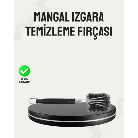 Resim Teknodayım Teknolojik Paslanmaz Çelik Telli Mangal Temizlik Fırçası Seri 2026 