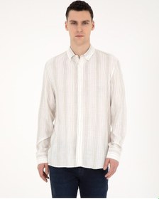 Resim Pierre Cardin Erkek Çağla Gömlek Desenli 50283522-vr016 Çağla 