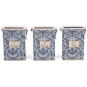 Resim Evle Dikdörtgen Kilitli Saklama Kabı 75x100x150 3 lü Set, Azulejos TCS 