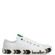 Resim Benetton Bn-30620-3374 Beyaz - Siyah Kadın Sneaker 