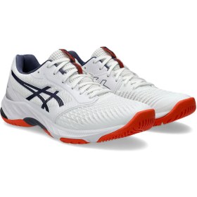Resim Asics NETBURNER BALLISTIC FF 3 Erkek White/Guava Voleybol Ayakkabısı 1051A073-105 