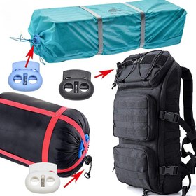 Resim 10/20 Adet Yaylı Domuz Burun Tokaları - Dayanıklı Plastik Ayarlanabilir Bağcıklar, Kordonlar ve Pantolon Paçaları için Güvenli Çok Amaçlı Kapaklar 