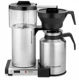 Resim Moccamaster Moccamaster Cdt Grand Filtre Kahve Makinesi, Parlak Gümüş 