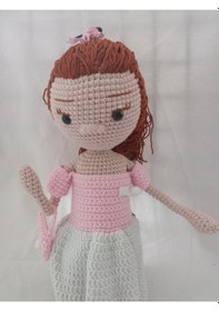 Resim Amigurumi Pembe Kız Bebek 