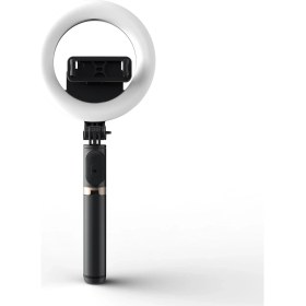 Resim Hongshou Q07 6 Inç LED Işıklı Bluetooth Tripod Siyah (Yurt Dışından) 