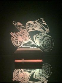Resim Yamaha R25 Motor Doğum Günü Hediyesi Kişiye Özel Gece Lambası 