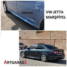 Resim Vw.jetta Mk5 Rline Marşpiyel Tk.-boyasız-fiberglass 