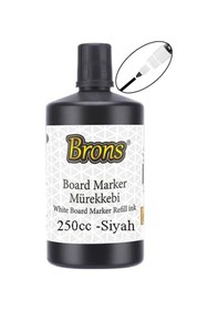 Resim Mavi Siyah Yazı Tahta Kalem Mürekkebi 250ml 1 Adet Brons Tahta Kalemi Mürekkebi Kolay Silinebilir 250gr Okul Sınıf Siyah 