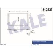 Resim KALE Klima Kondenseri Kıa Cerato-forte Al-alklr-342535 97606-1m000 97606-1m000 