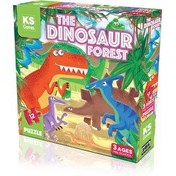 Resim KS Games The Dinosaur Forest 12 Parça Puzzle 