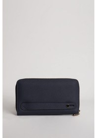 Resim Grande Unisex Hakiki Deri El Portföy Çanta Lacivert 2799 Lacivert 