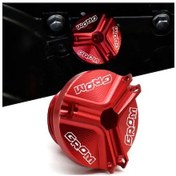 Resim Tongdashop Honda Grom125/sf 2012-2023 Msx125 Motor Yağı Filtre Kapağı Kapak Vidaları Gri 