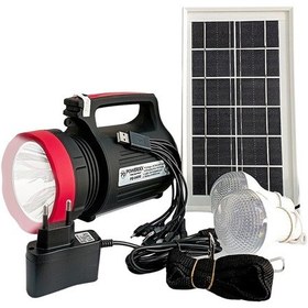 Resim Powermaster Yajıa Yj-1902t Işıldak Güneş Enerji Panelli Kamp Lambası Aydınlatma Ampullu Telefon Şarj Aparatlı 