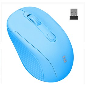 Resim XKENSA Everest SM-300 Usb Mavi 4D Optik Alkalin Pil Kablosuz Mouse 