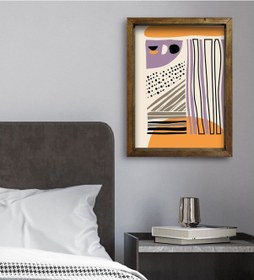 Resim Bk Gift Yatak Odası Konseptli Doğal Masif Ahşap Çerçeveli Tablo 4 (551112355) 