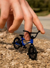 Resim TOYFEST Tech Deck BMX Bisikleti Sunday Mavi Gerçek Metal Çerçeve Parmak Bisiklet Oyuncak Model 12 