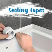 Resim 1 Rulo Su Geçirmez Beyaz Kendinden Yapışkanlı Mühürleme - Süper Yapışkan, Banyo Lavabosu, Mutfak ve Ev Aletleri için Kolay Uygulama, Et-Şerit Tasarımı, Tuvaletler ve Daha Fazlası İçin İdeal, Mutfak Mühürleme Bandı|Et Şeridi Tasarımı|Su Geçirmez Bant 