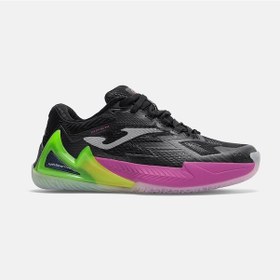 Resim Joma Topls2601om Open Lady Toprak Kort Tenis & Padel Kadın Ayakkabısı - Siyah/yeşil 
