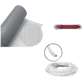 Resim Netpen 3'lü Sineklik Seti 700x120 Cm Tül, 22 Mt. Beyaz Conta, Fitil Çekme Aparatı 700x120 Cm 