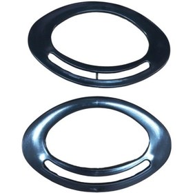 Resim Çanta Sapı Oval Siyah 18 cm 