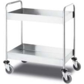 Resim Pimak Servis Ve Taşıma Arabası Bulaşık Toplama / Havuzlu 85 X 55 X 90 Cm 