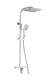 Resim Penta Duş Sistemi Kare Boru 7892 Krom 