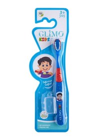 Resim Glimo Kids 3+ Yaş Kapaklı Diş Fırçası Extra Soft 