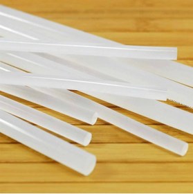 Resim doremodam Şeffaf Sıcak Silikon Çubuğu Mum Silikon İnce 1 Kg 30 Cm ( Lisinya ) 