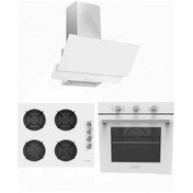 Resim Exep Eco Line EF-240 - EO-320 - ED-401 Beyaz Ankastre Set 
