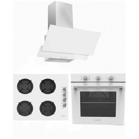 Resim Exep Eco Line EF-240 - EO-320 - ED-401 Beyaz Ankastre Set 