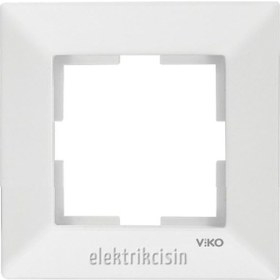 Resim VİKO MERİDİAN BEYAZ TEKLİ ÇERÇEVE 