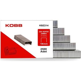 Resim Kobb KBZ214 14 MM 2500 Adet 200 Serisi Ağır Hizmet Tipi Zımba Teli 