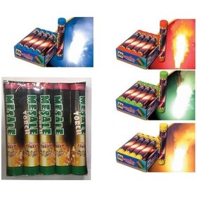 Resim Yeşil Renk Meşale 25 cm 1 Adet 