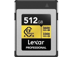 Resim Lexar 512GB Professıonal Gold LCXEXP4512G- Rneng Cfexpress 4.0 Type-B Kart 