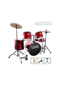 Resim Bateri Davul Seti Kırmızı Xds565wr 