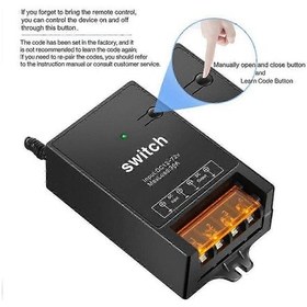 Resim Işıklar, Lambalar, Vantilatörler İçin 30a Röleli, Dc 72v/60v/48v/36v/24v/12v Kablosuz 12v Uzaktan Kumanda Anahtarı - Kaiyi 