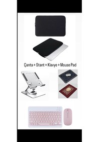Resim Gtx Jaculus V2 Uyumlu 4in1 Set Çanta Klavye Mouse Ve Mouse Pad Kılıf 