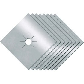 Resim 8 Paket Soba Brülörü, Üçlü Kalınlığı 0,2 Mm, Kare Soba Brülör Astar Kapağı, Gümüş Soba Kapakları Kapsar (Yurt Dışından) 