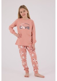 Resim Rolypoly Kız Çocuk Pembe Pijama Takımı 5274-48709 Pembe 